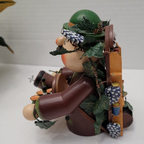 holz knoddl by Kathe Wohlfahrt Roving German Wine Merchant Only Top Decorate - Picture 4 of 16